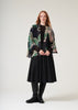 Crane Emerald Wool Kimono - One Hundred Stars