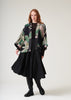 Crane Emerald Wool Kimono - One Hundred Stars