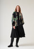 Crane Emerald Wool Kimono - One Hundred Stars