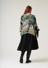 Crane Emerald Wool Kimono - One Hundred Stars