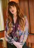 Crane Plum Pussy Bow Blouse - One Hundred Stars
