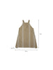 Navy Stripe Cross Back Apron