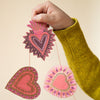 Sweet Hearts Sewn Garland