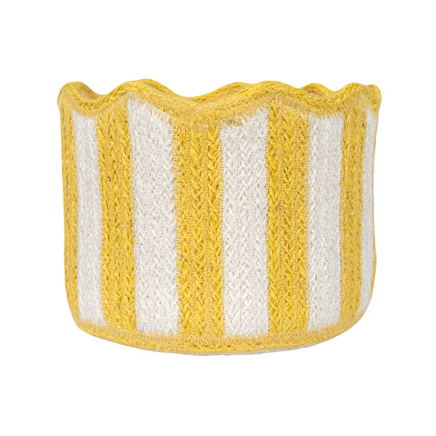 Tulip Basket - Braided Rug Company - Daffodil