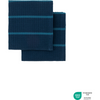 Set of Two Petrol Blue Waffle Dish Cloths