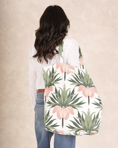 Canvas Bag - Deco Bud Ivory - One Hundred Stars