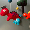 Handmade Felt Dinosaur Mobile - Fairtrade