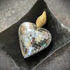 Disco Ball Faceted Mirror Heart Ornament - Boncoeurs