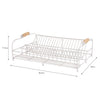 Wire Dish Rack - Chalk
