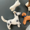 Handmade Felt Dogs Mobile - Fairtrade﻿