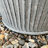 Galvanised planter