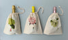 Laura Stoddart Cotton Pouch - Peony - Small