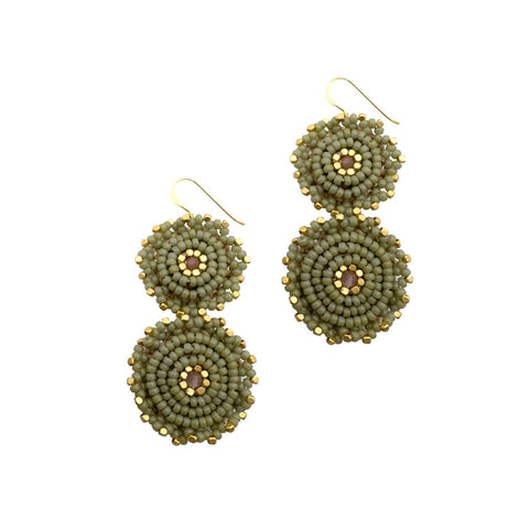 Pomme Earrings - Cactus - Ibu Jewels