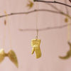 Mini Gold Hand Ornament or Tag