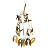 Brass Mistletoe and White Berry Bunch