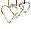 Wire Heart with Buttons - Three Size Options