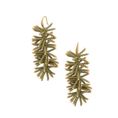 Flo Earrings - Cactus - Ibu Jewels