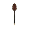 Black Horn Egg Spoon with Bone Tip