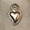 Eligia Heart - Antique Silver - Boncoeurs