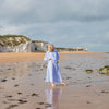 Elva Pure Cotton Skirt from Chalk - Blue Stripe