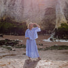 Elva Pure Cotton Skirt from Chalk - Blue Stripe