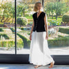 Elva Pure Cotton Skirt from Chalk - White