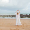 Elva Pure Cotton Skirt from Chalk - White