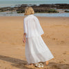 Elva Pure Cotton Skirt from Chalk - White