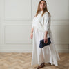 Elva Pure Cotton Skirt from Chalk - White
