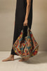 Embroidered Mink Velvet Slouch Bag - One Hundred Stars