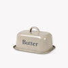 Enamel Butter Dish with Lid - Truffle