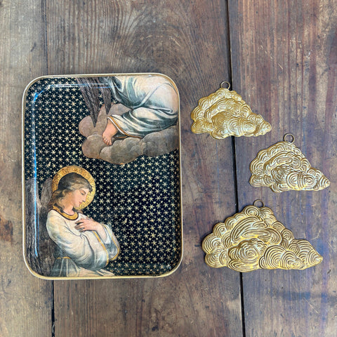 Enamelled Angel Tray - Small - Boncoeurs