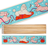 Extra Long Matches in Long Letterpress Printed Luxury Matchbox Christmas Poodles