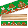 Extra Long Matches in Long Letterpress Printed Luxury Matchbox Christmas Puddings