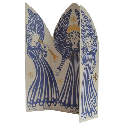 Extra Special Choir of Angels Triptych Card - Cambridge Imprint