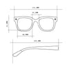 Okkia Sunglasses - Giovanni - Havana/Blue - Brown Gradient Lens