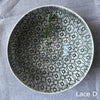 Deep Ceramic Pasta Bowl Wonki Ware South Africa Handmade Charcoal Lace