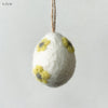 Felt Daisy Egg - Yellow, Green or Pink