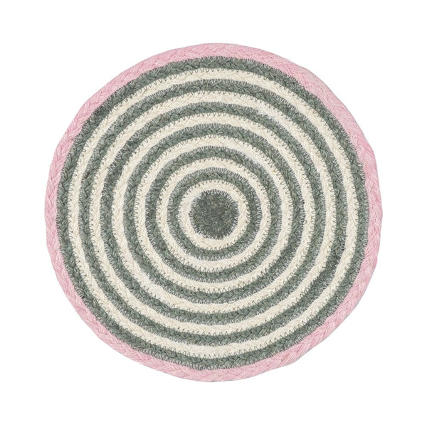 Fig Tulip Placemats - Set of Six in Basket