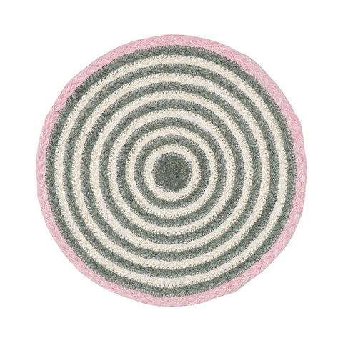 Fig Tulip Placemats - Set of Six in Basket