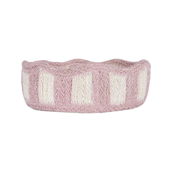 Mini Tulip Basket - Braided Rug Company - Flamingo