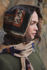 Fleur De Lys Sand Velvet Hood - One Hundred Stars