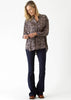 Floral Paisley Midnight Blue Darcy Shirt - One Hundred Stars