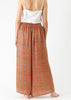 Palazzo Pant - Floral Paisley Orange - One Hundred Stars