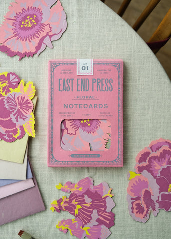 Floral Notelet Set by East End Press