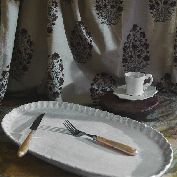 Florence Oval Serving Plate - Olsson & Jensen, Sweden