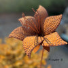 Handmade Rusty Iron Stems - Flowers A to I