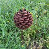 Handmade Rusty Iron Botanical Stems for the Garden (ball or half-ball shaped flowerheads)