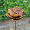 Handmade Rusty Iron Flower Stems 1.1m tall