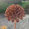 Handmade Rusty Iron Botanical Stems for the Garden